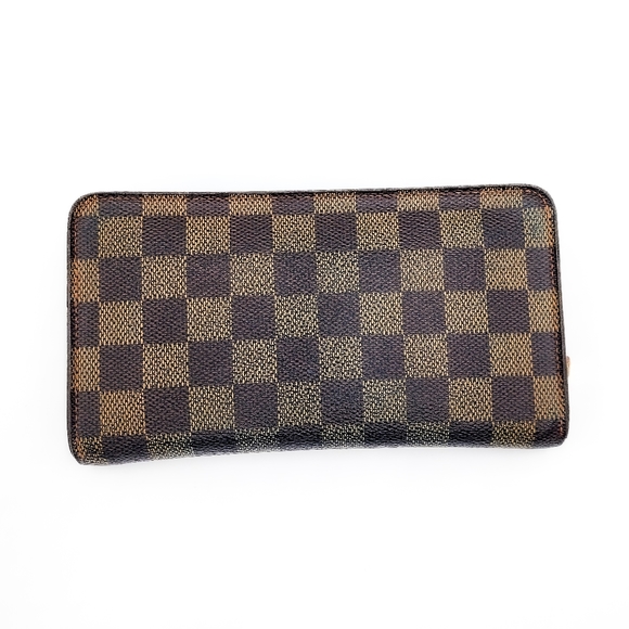 LOUIS VUITTON Damier Porte Unique Palm Beach Zip-Around Designer Long Wallet - Picture 4 of 8